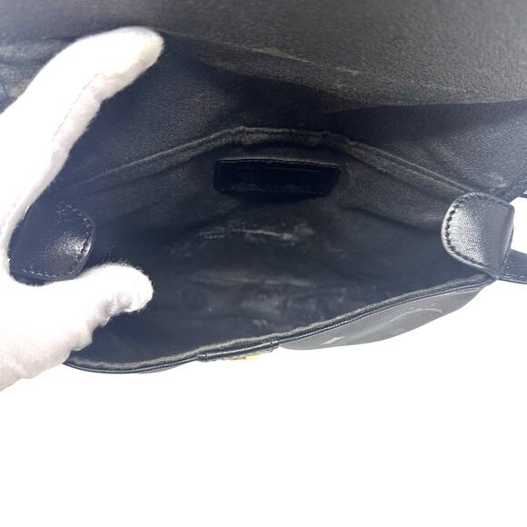 Vintage MCM Black Visettos Signature Crossbody Bag - Picture 9 of 9